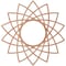 Ekena Millwork Eleanor Wood Fretwork Pierced Ceiling Medallion, Cherry, 22"OD x 8 1/2"ID x 1/4"T CMWP22X22X0250EACH - alternate 3